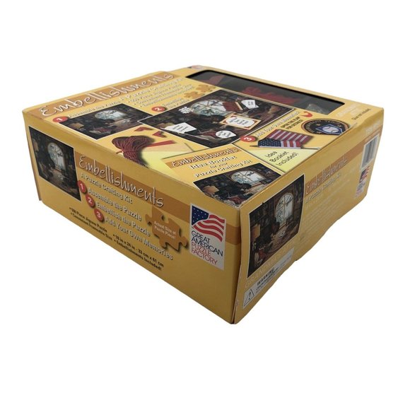 Embellishments Jigsaw Puzzle Crafting Kit Grandma's Attic Item #8157 NIB 2007 - Picture 10 of 10